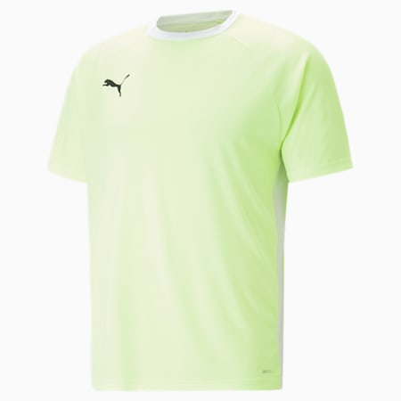 T-shirt teamLIGA da uomo, Fast Yellow, small