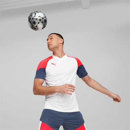 individualCUP Football Jersey, PUMA White-Fire Orchid, small-SEA
