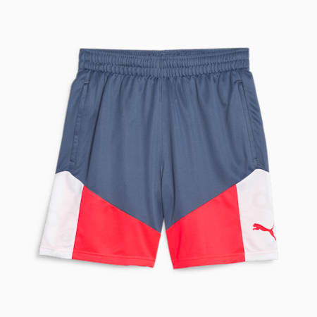 กางเกงฟุตบอลชาย individualCUP Football Shorts, PUMA White-Inky Blue, small-THA