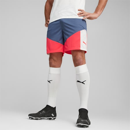 กางเกงฟุตบอลชาย individualCUP Football Shorts, PUMA White-Inky Blue, small-THA