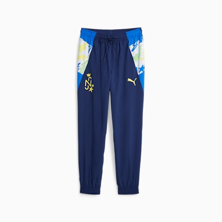 Pantalones de fútbol Neymar Jr para hombre, Persian Blue-Racing Blue, small