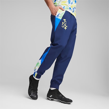 Męskie spodnie piłkarskie Neymar Jr, Persian Blue-Racing Blue, small