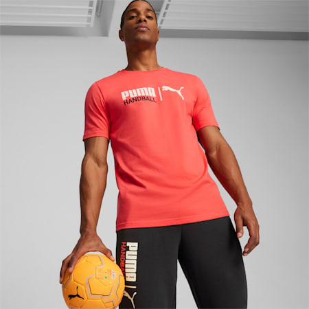 Handball Tee Men, Active Red-Sugared Almond, small