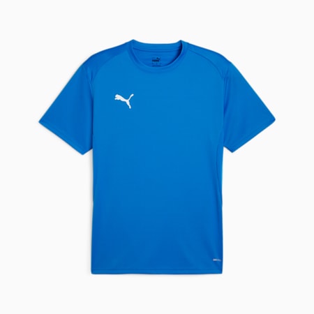 teamGOAL Men's Football Jersey, Electric Blue Lemonade-PUMA White-PUMA Team Royal, small-PHL