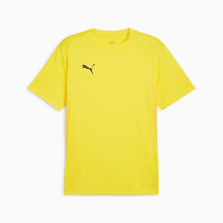 teamGOAL Men's Football Jersey, Faster Yellow-PUMA Black-Sport Yellow, small-PHL