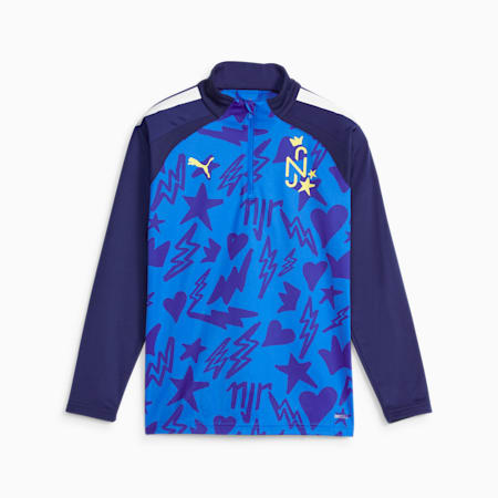 Neymar Jr Youth Football Track Jacket, Racing Blue-Persian Blue, small