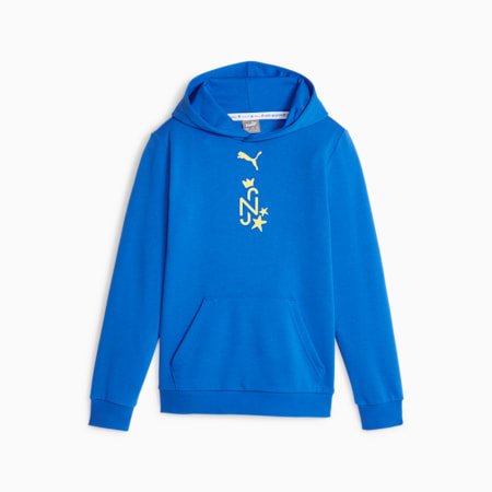 Neymar Jr Youth Football Hoodie, Racing Blue, small