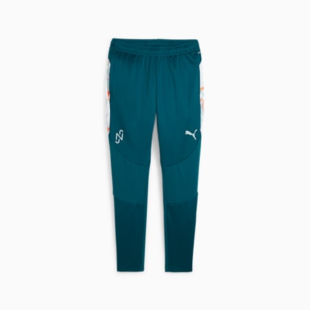 Piłkarskie spodnie treningowe PUMA x NEYMAR JR Creativity, Ocean Tropic-Hot Heat, small