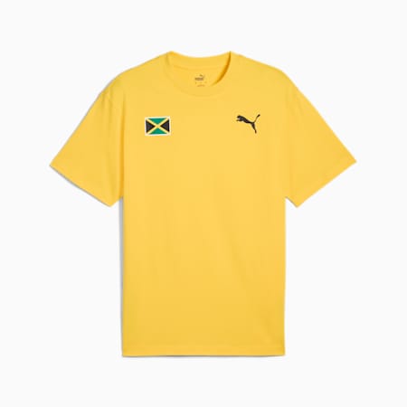 Village Wear katoenen T-shirt voor heren, Starlight-JAMAICA, small