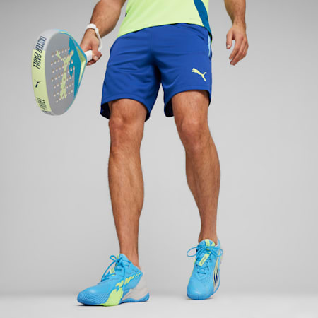 Shorts Individual Padel da uomo, Cobalt Glaze-Luminous Blue, small