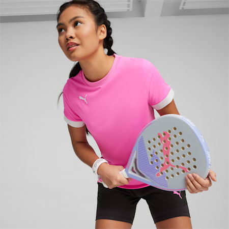Individual Padel shirt voor dames, Poison Pink, small