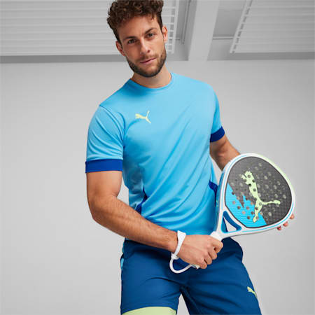 Individual Racquet Sports Men's Jersey, Luminous Blue, small