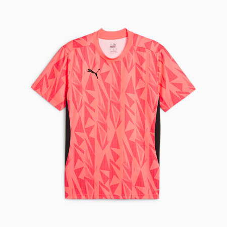 Camiseta de fútbol individualFINAL Forever Faster para hombre, Sunset Glow-Sun Stream, small