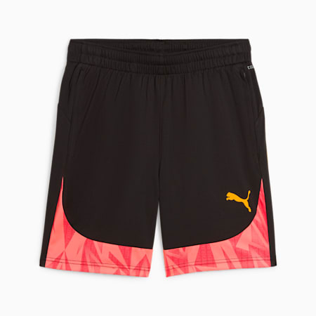 Puma black football shorts sale