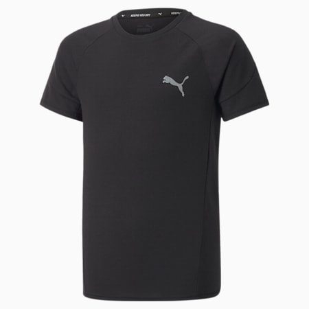 Camiseta juvenil Evostripe, Puma Black, small