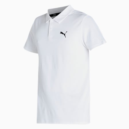 All in Men's Training Polo T-shirt, Puma White, small-IND