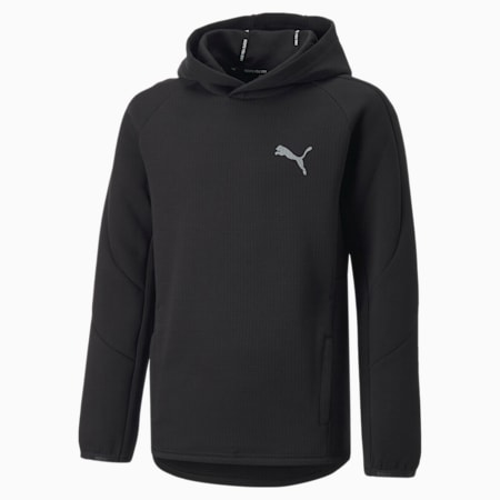Evostripe Youth Hoodie, Puma Black, small-AUS