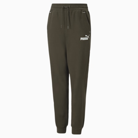 PUMA Power Sweatpants - Youth 8-16 years, Forest Night, small-AUS