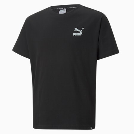 T-shirt Classics Matchers da ragazzo, Puma Black, small