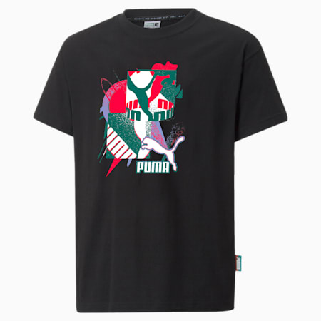 T-shirt Fandom Enfant et Adolescent, Puma Black, small-DFA
