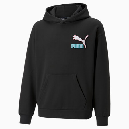 Fandom Hoodie Youth, Puma Black, small-PHL