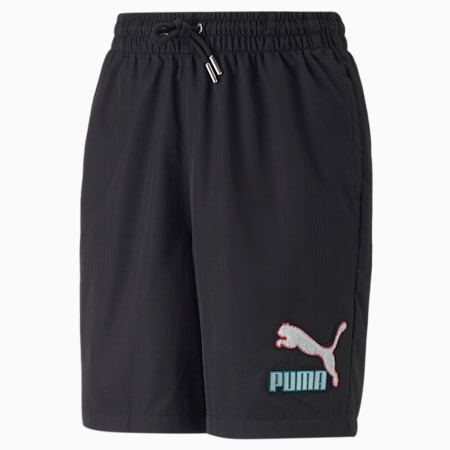Fandom Shorts Youth, Puma Black, small-PHL