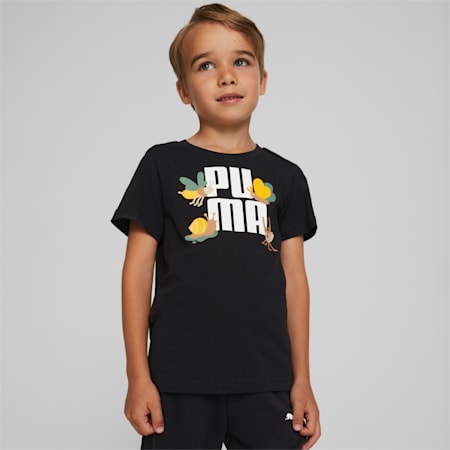 T-shirt Small World Enfant, Puma Black, small-DFA