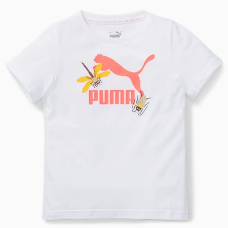 Small World Tee Kids, Puma White, small-SEA