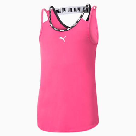 PUMA Strong Training Tank Top Youth, Sunset Pink, small-PHL