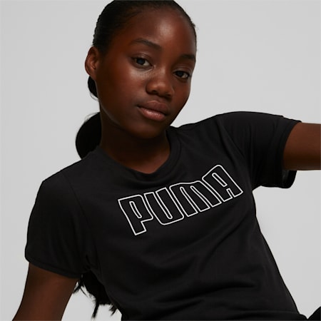 Favourites T-Shirt Youth, Puma Black, small-IND