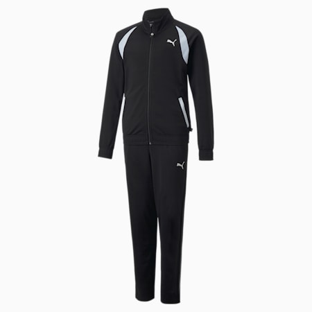 Classic Tricot Tracksuit Youth, Puma Black, small-DFA