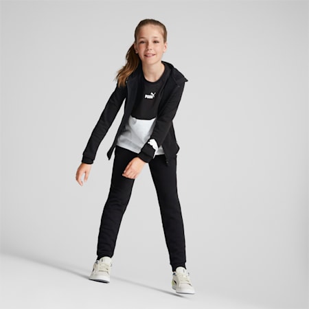 Chándal juvenil con capucha Classic, Puma Black, small