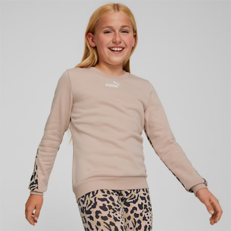Alpha Sweatshirt mit Rundhalsausschnitt Jugend, Rose Quartz, small