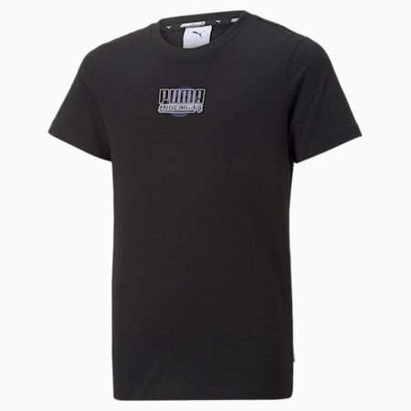PUMA x MINECRAFT T-Shirt für Jugendliche, Puma Black, small