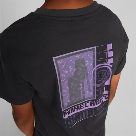 T-shirt PUMA x MINECRAFT Graphic Enfant et Adolescent, Puma Black, small