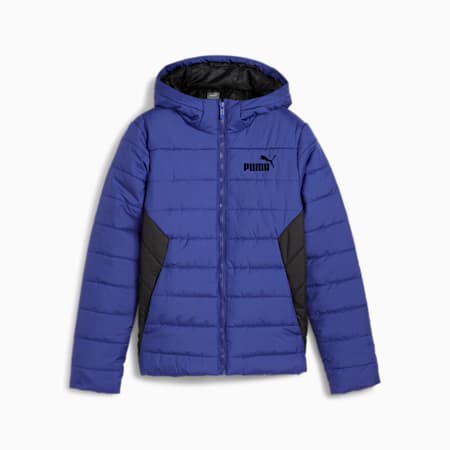 Essentials Padded Jacket Youth, Lapis Lazuli, small