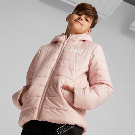 Essentials Padded Jacket Youth, Rose Quartz, small