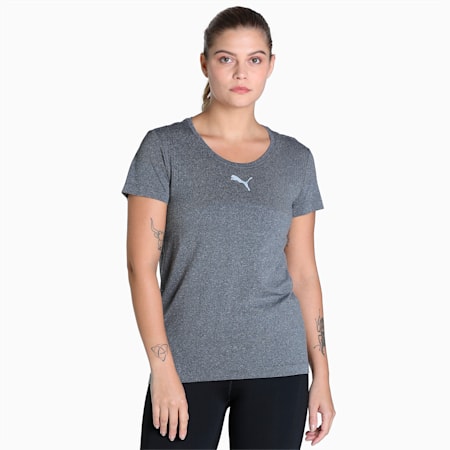 evoKNIT Seamless Women's T-shirt, PUMA Black, small-IND