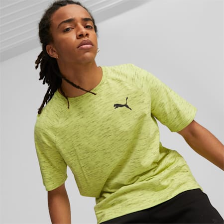 Day in Motion Tee Men, Light Lime, small-THA