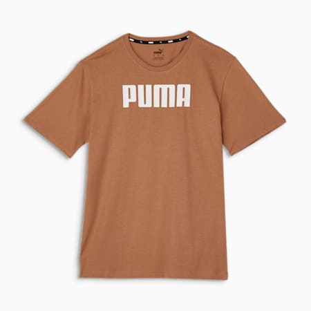 ESS PUMA Women's Boyfriend Tee, Mocha Mousse, small-AUS