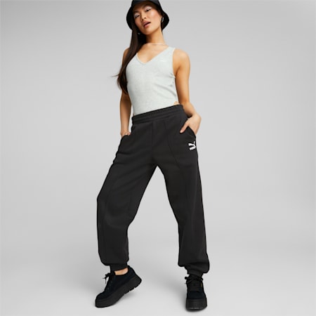 Classics Women's Sweatpants, Puma Black, small-AUS