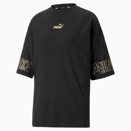 تيشرت Power Deco Glam للنساء, Puma Black, small-DFA
