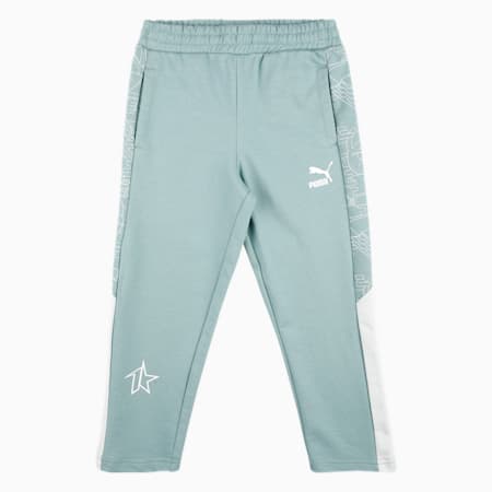 PUMA x 1DER KL Rahul Character Youth Pants, Mineral Blue, small-IND