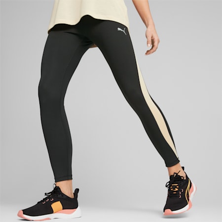 Legging à taille haute EVOSTRIPE Femme, PUMA Black-Granola, small-DFA