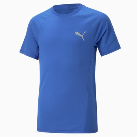 Evostripe Tee - Boys 8-16 years, Royal Sapphire, small-AUS