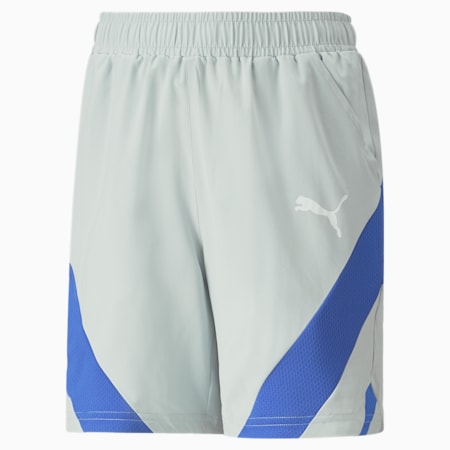 PUMA Fit Woven Shorts Youth, Platinum Gray, small-DFA