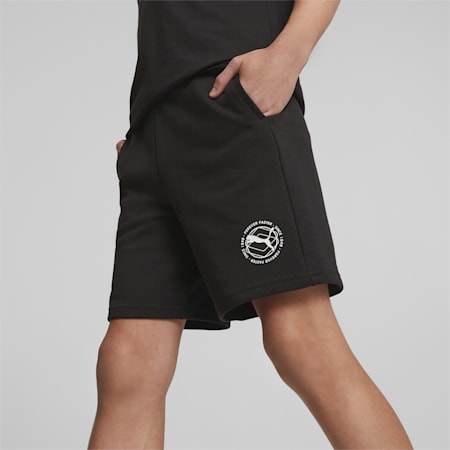 Active Sports Shorts Youth, PUMA Black, small-SEA