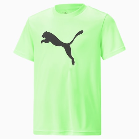 Active Sports Cat Tee Youth, Fizzy Lime, small-IDN