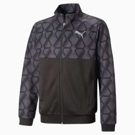 Active Sports Reißverschlussjacke für Jugendliche, PUMA Black, small