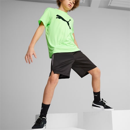 Active Sports Shorts Youth, PUMA Black, small-SEA